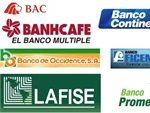 Bancos que reciben pagos de la alcaldía.